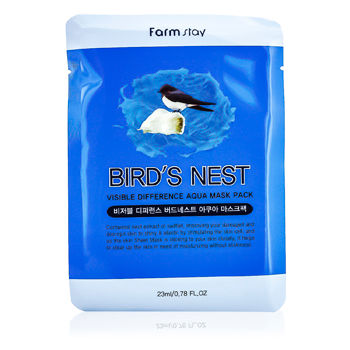 [해외]팜스테이 Visible Difference Aqua Mask Pack - Birds Nest 10x23ml