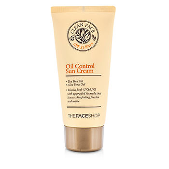 [해외]더 페이스 샵 Clean Face Oil Control Sun Cream S*F 35 50ml