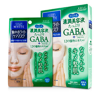 [해외]고세 Clear Turn White GABA Botanical Extracts Moisture Mask 5pcs