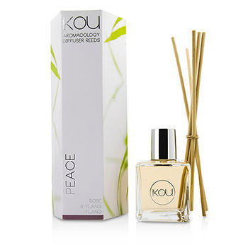 iKOU Aromacology Diffuser Reeds - Peace (Rose  Ylang Ylang - 9 months supply) -
