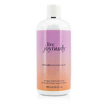 [해외]필로소피 Live Joyously Shampoo, Bath  Shower Gel 480ml(관세별도)