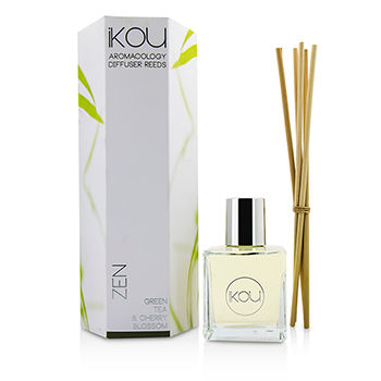 iKOU Aromacology Diffuser Reeds - Zen (Green Tea  Cherry Blossom - 9 months supply) -