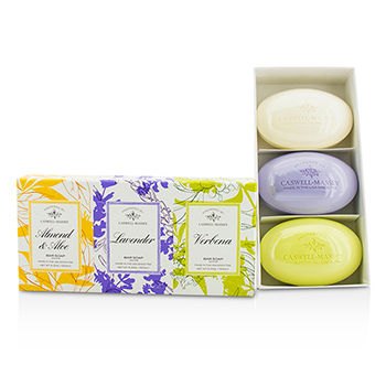 [해외]캐스웰 메이시 Signature Soap Set: Almond  Aloe, Lavender, Verbena 3x150g