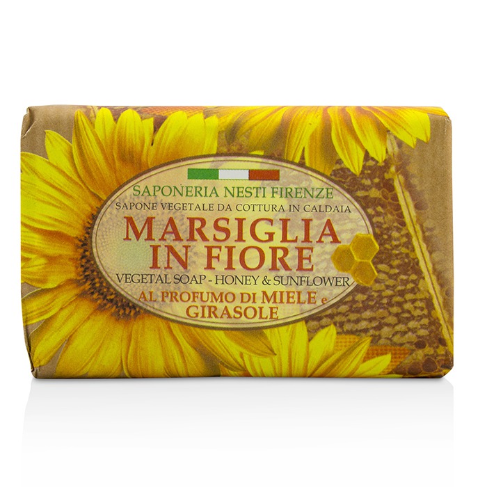 네스티단테 Marsiglia In Fiore Vegetal Soap Honey Sunflower 125g