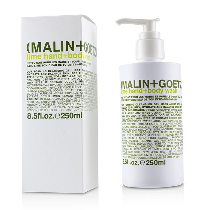 MALIN+GOETZ Lime Hand+Body Wash 250ml(관세별도)